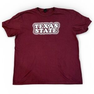 Texas State Bobcats Bubble Letter Tshirt